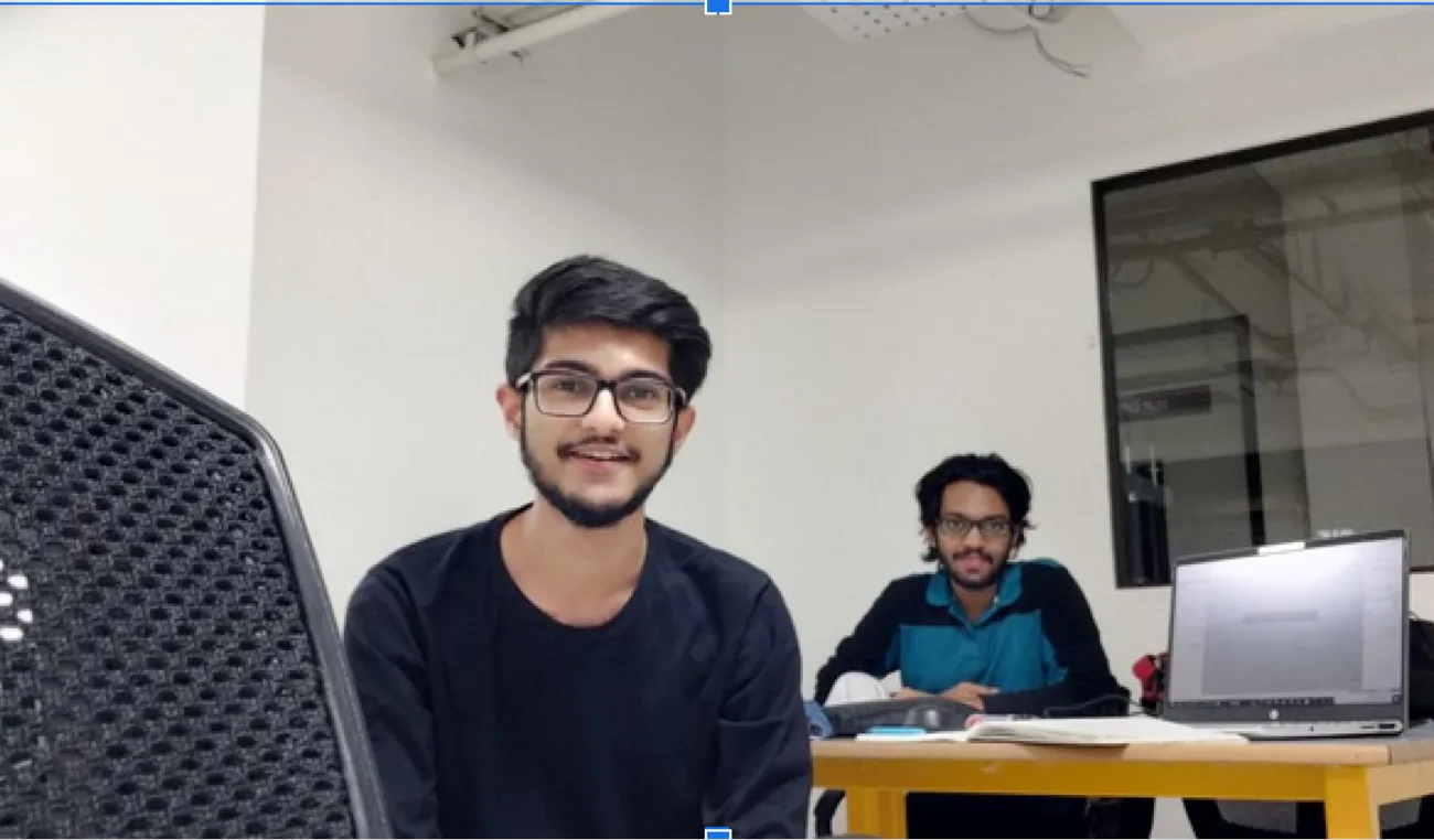 The Caspian founders at their desks at the NIE incubation centre